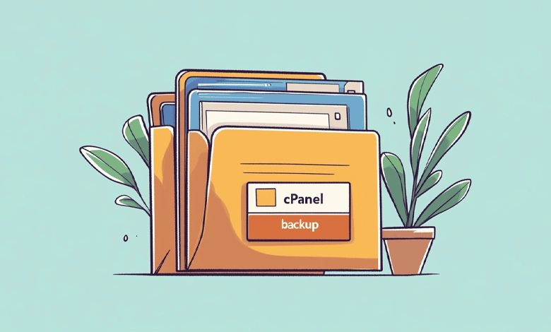 آموزش نحوه بکاپ گیری در سی پنل با ابزار Backup 1 cpanel backup cover