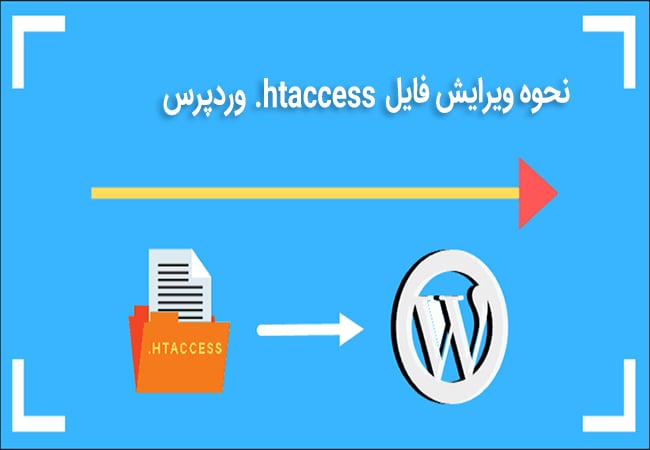 ویرایش فایل htaccess. وردپرس