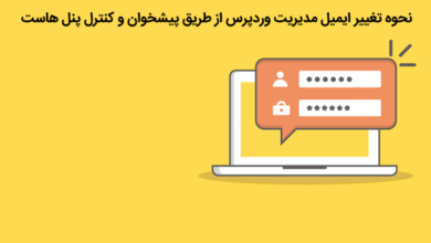 تغییر ایمیل مدیریت وردپرس