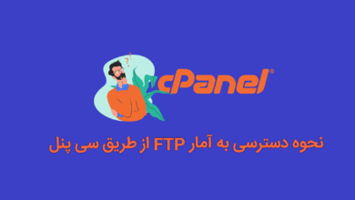 آمار FTP از طریق سی پنل