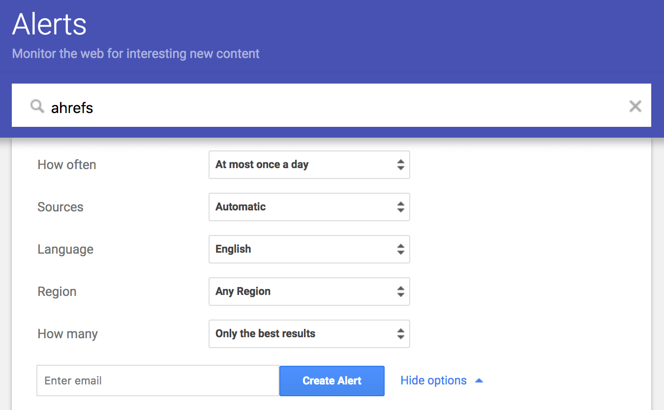 Google Alerts