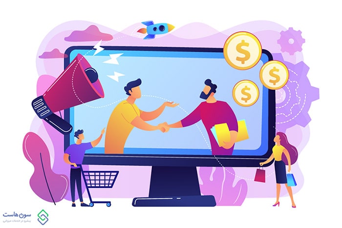 لینک مستقیم بازاریابی برای محصولات سون هاست