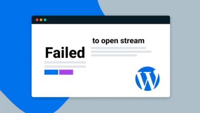 Failed to open stream error cover